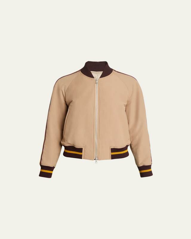 Valory Tape Bomber Varsity Jacket